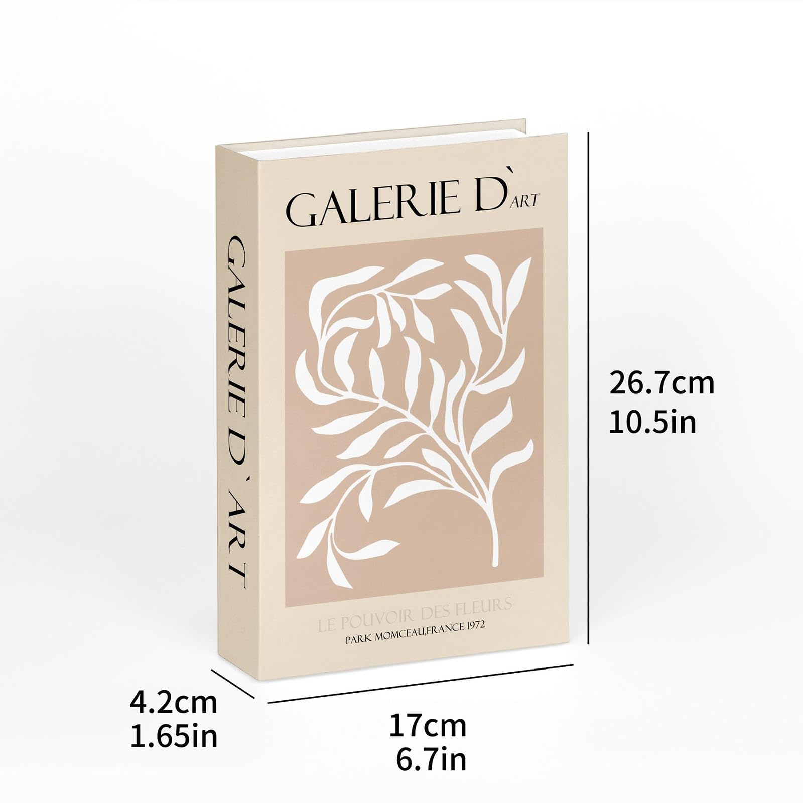 3 Pezzi Libri Decorativi Arredamento, Libri Finti Decorativi Design Moderno, Finto Libro Scatola Portaoggetti con Chiusura Magnetica, Set Impilabile per Uffici, Soggiorni e Librerie