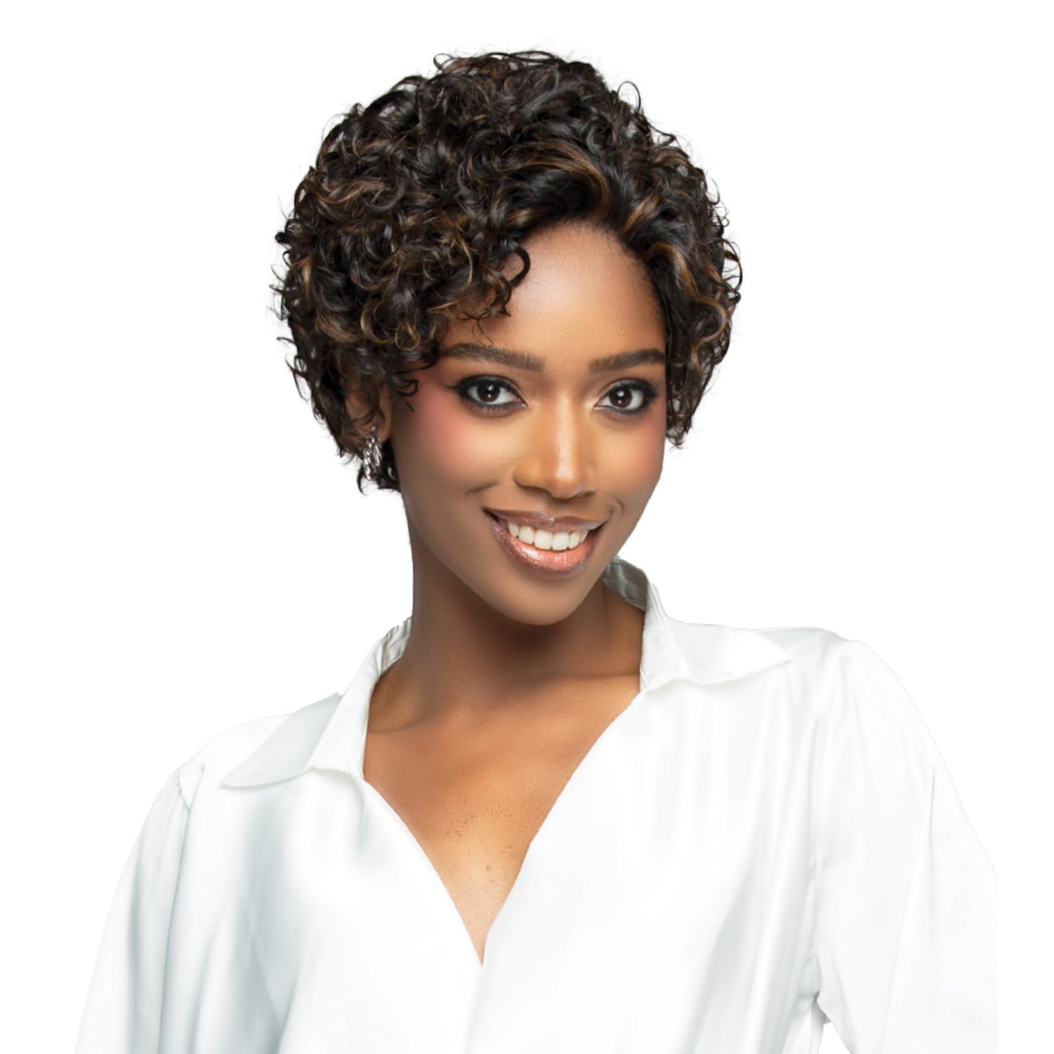 BOBBI BOSS Bundle Unprocessed Human Hair Lace Front Wig Edge Lace BNL002 Elena (NATURAL)