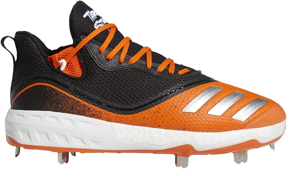 orange adidas baseball cleats
