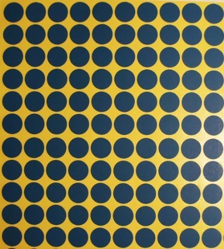 Self-Adhesive Tailors Round Labels, Diameter 13mm, A Pack of 15 Sheets/132 Stickers per Sheet – Purple