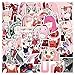 Darling in The FRANXX Sticker Pack of 50 Stickers - Waterproof Durable Stickers Classic Japanese Anime Stickers for Laptops, Computers, Water Bottles (Darling in The FRANXX)