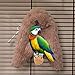 Magnoloran 2Pcs Bird Blanket for Cage Bird Cozy Corner Fleece Parrot Snuggle Hut Warm Bird Nest House Bed Hanging Hammock Bird Shelter Bed for Parakeets Cockatiels Conure Lovebird Finch-Pink&Brown