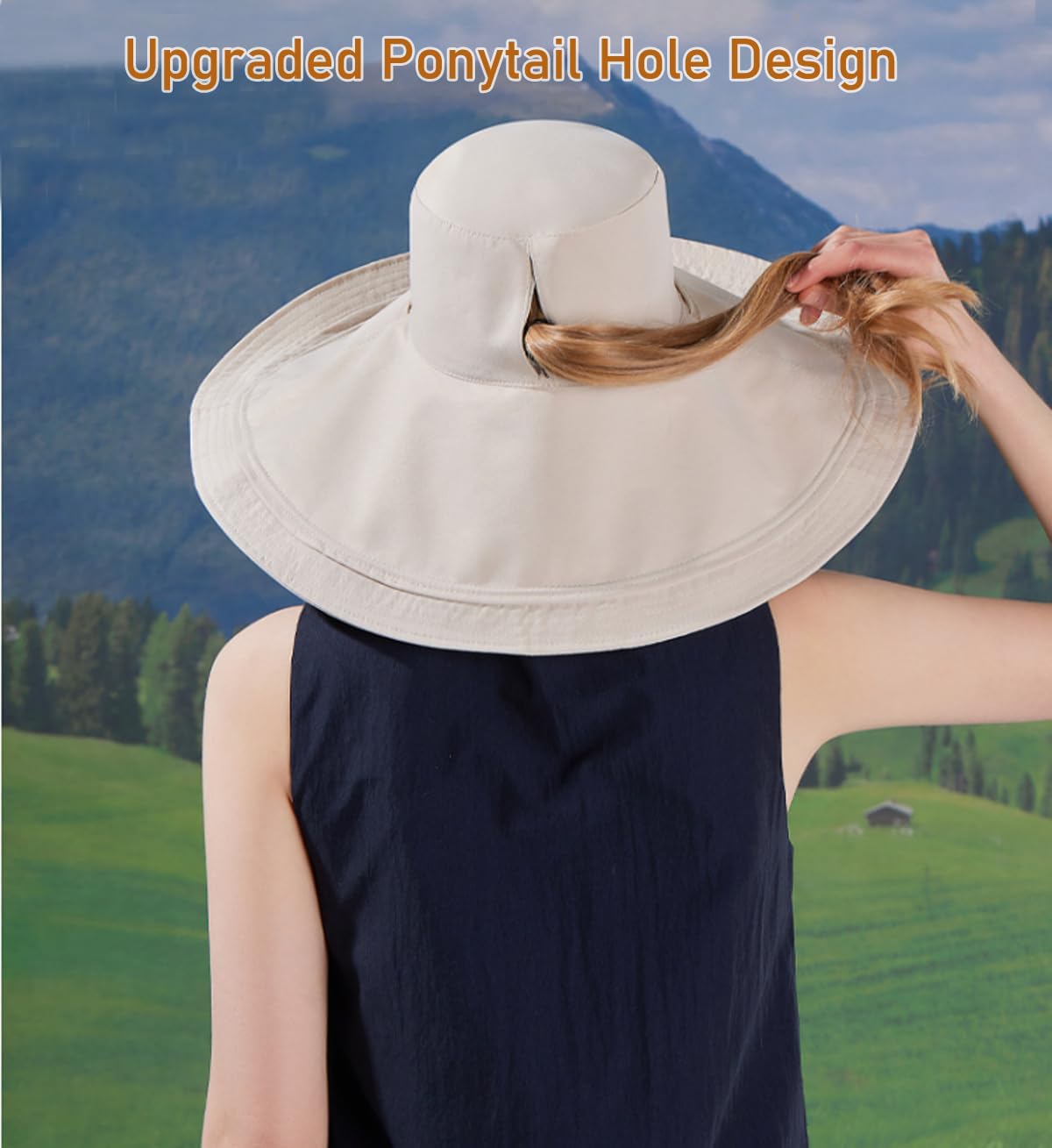 n*a様 ReFresh!Service UTILITY PACKABLE SU Summer Wide Brim Sun Hat Women's Foldable Travel Packable