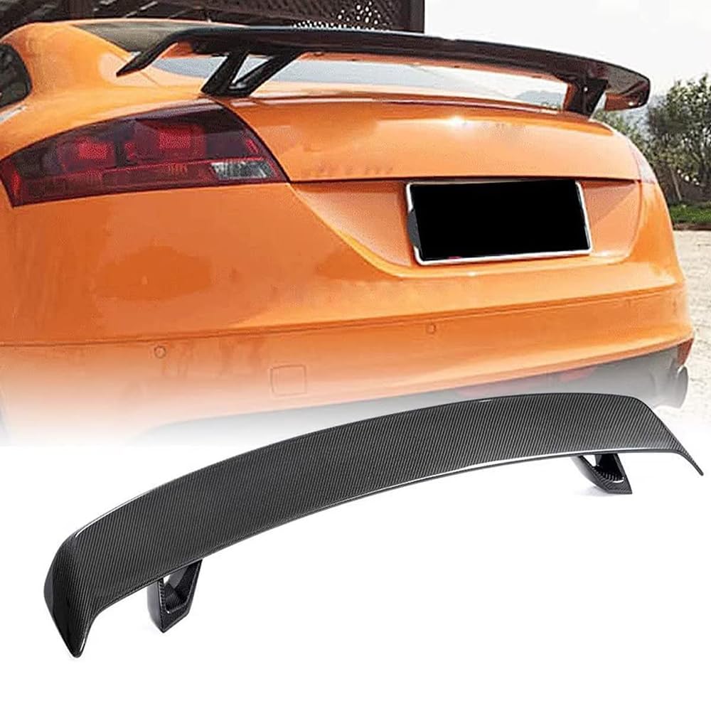 Zjhesxv Black Car Rear Spoiler For Audi Tt Mk2 8J Tts A5 A6 A7 S7 Rs7 2008-2011, Antiscratch Rear Body Spoiler Trunk Spoiler Wing Lip Tail Wing Modification Accessories