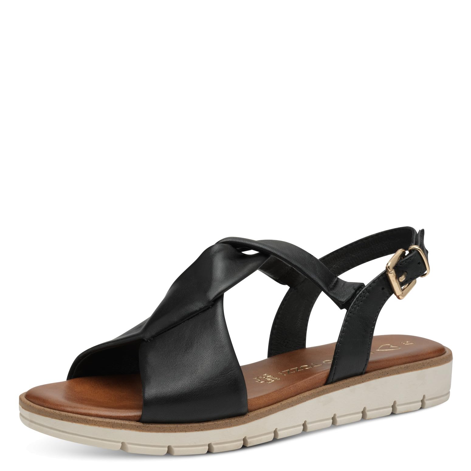 MARCO TOZZI Women's Sandale 2-28603-44, Black, 6 UK