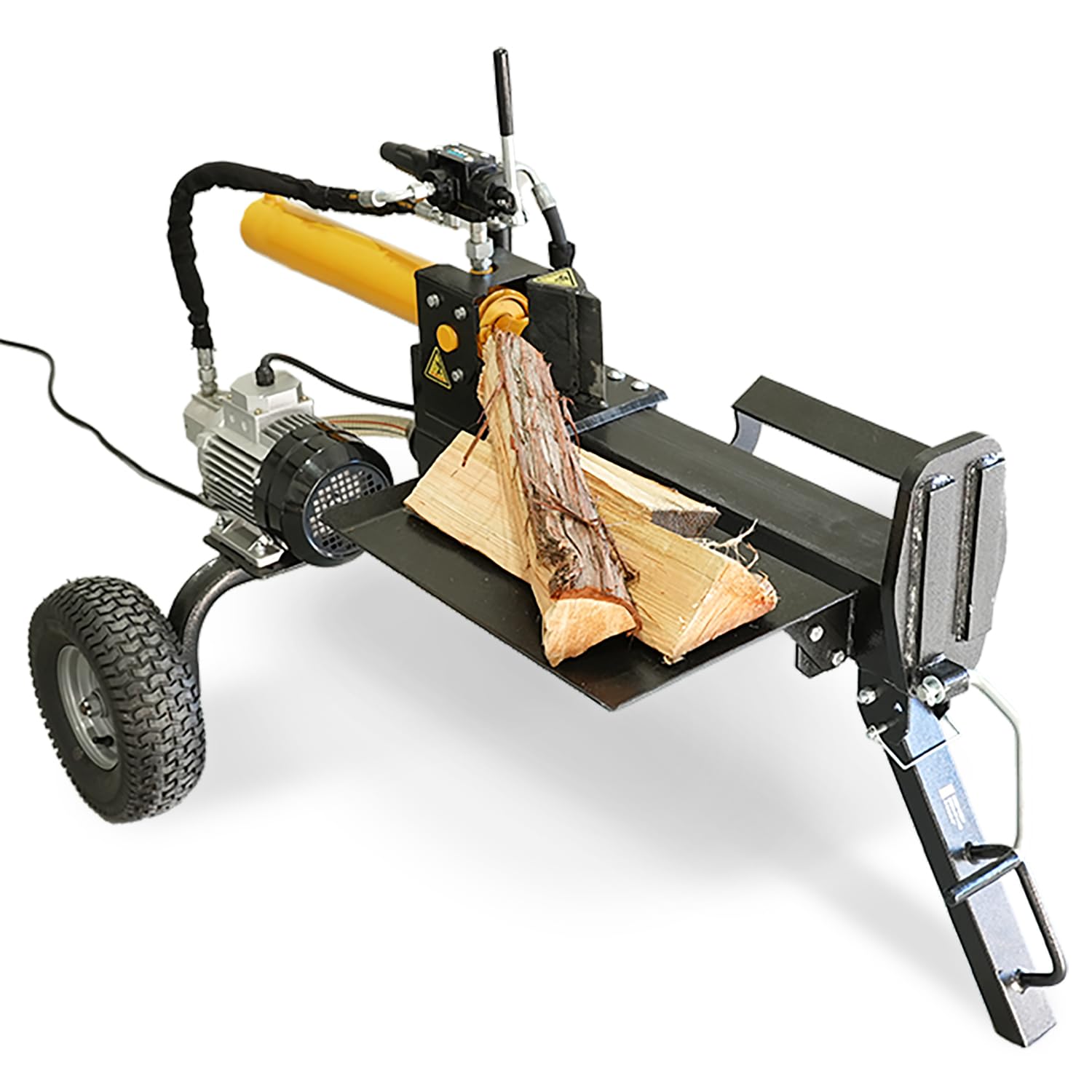Amazon | HAIGE(ハイガー) 電動薪割り機 粉砕力10トン 家庭用 サイクル