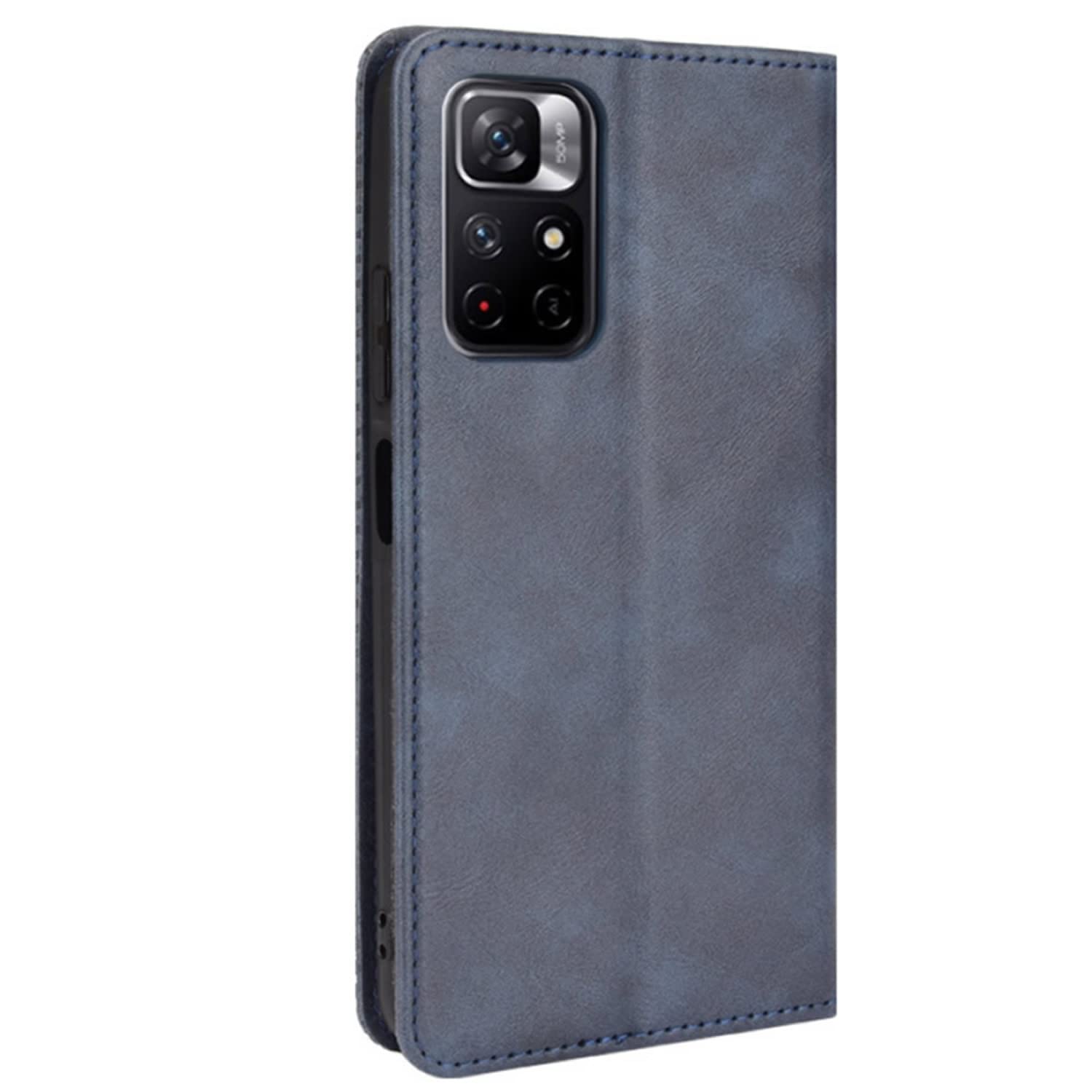 Cover Xiaomi Poco M4 Pro 5G COVER FLIP PER XIAOMI POCO M4 PRO 5G CUSTODIA LIBRO A SPECCHIO Protezione Fotocamera Rialzata