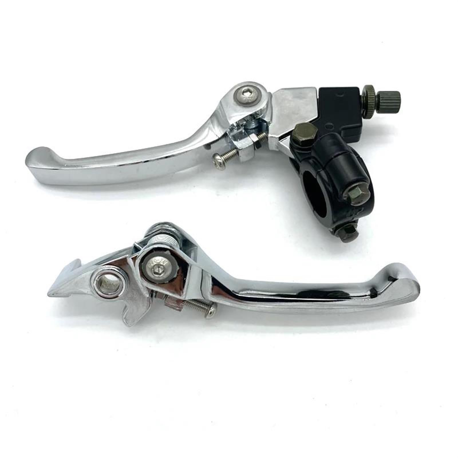 Leva Freno E Frizione Pieghevole Per Manubrio 22mm - Per Dirt Pit Bike 50CC-125CC Con Posatoio - Foto 3