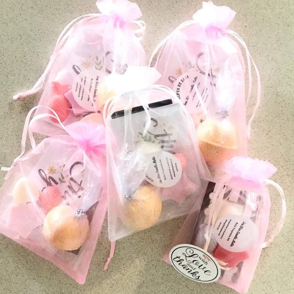 100 Sachets Organza 10x15cm Avec Cordon - Parfaits Pour Cadeaux, Mariages, Bonbons Et Bijoux