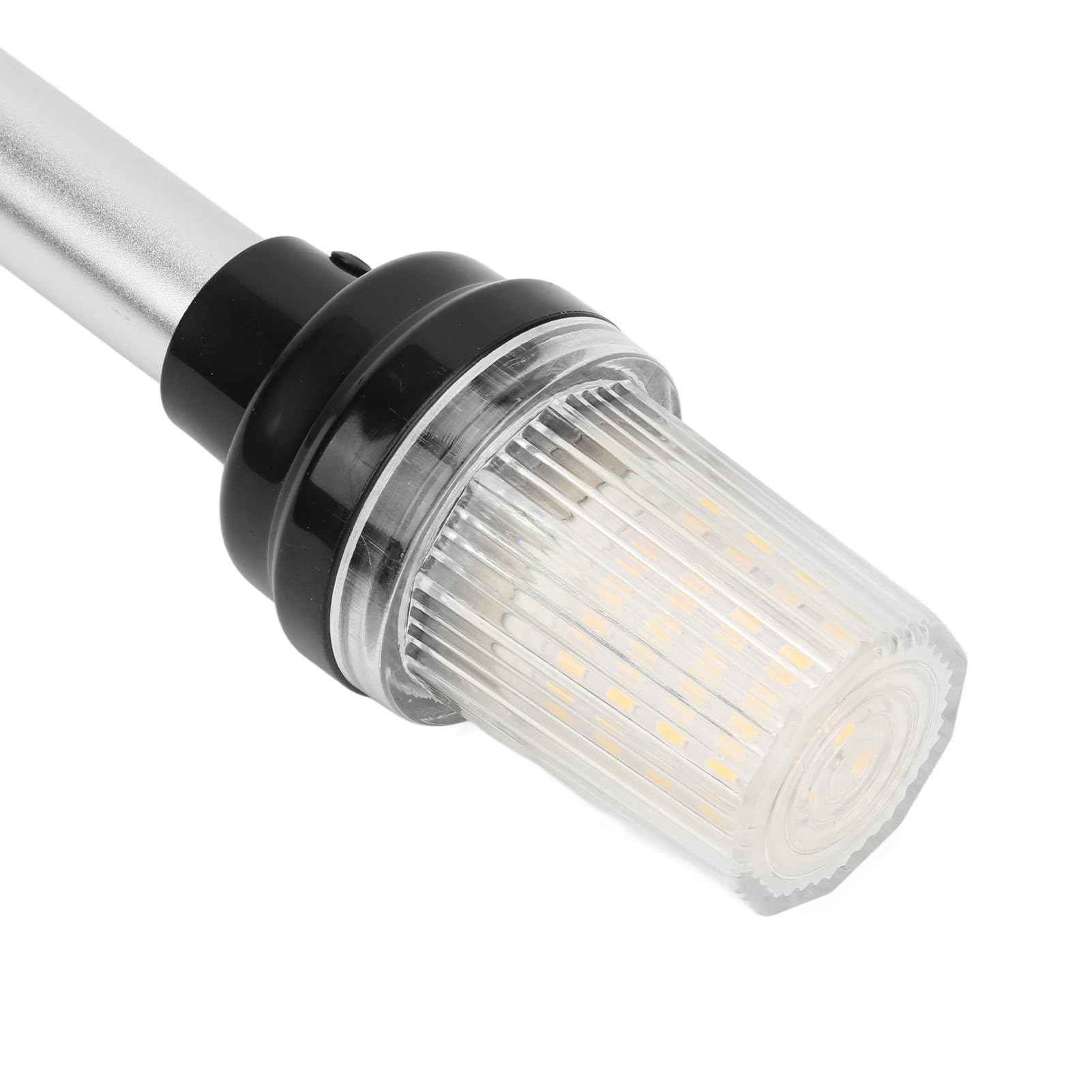 Cryfokt Lumière D'ancre de Bateau à LED de 24 Pouces avec Base en Aluminium Résistant à la Corrosion pour Usage Marin et Bateaux de Pêche (BLACK)