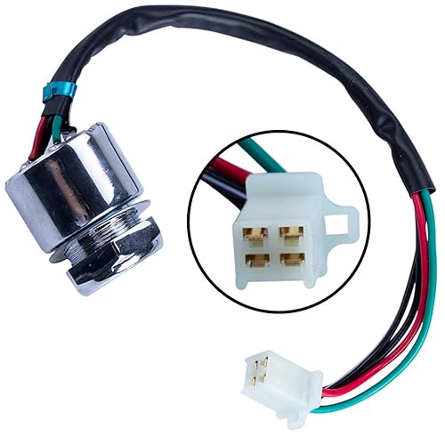 Miniatura 3 de Interruptor de encendido de llave de pin de 4 cables para Go Kart ATV Quad Dirt Bike Scooter motocicleta