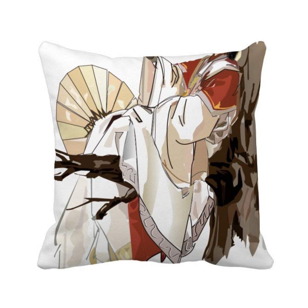 Coussin plaid carré chinois archaïque pour homme pour décoration de canapé maison