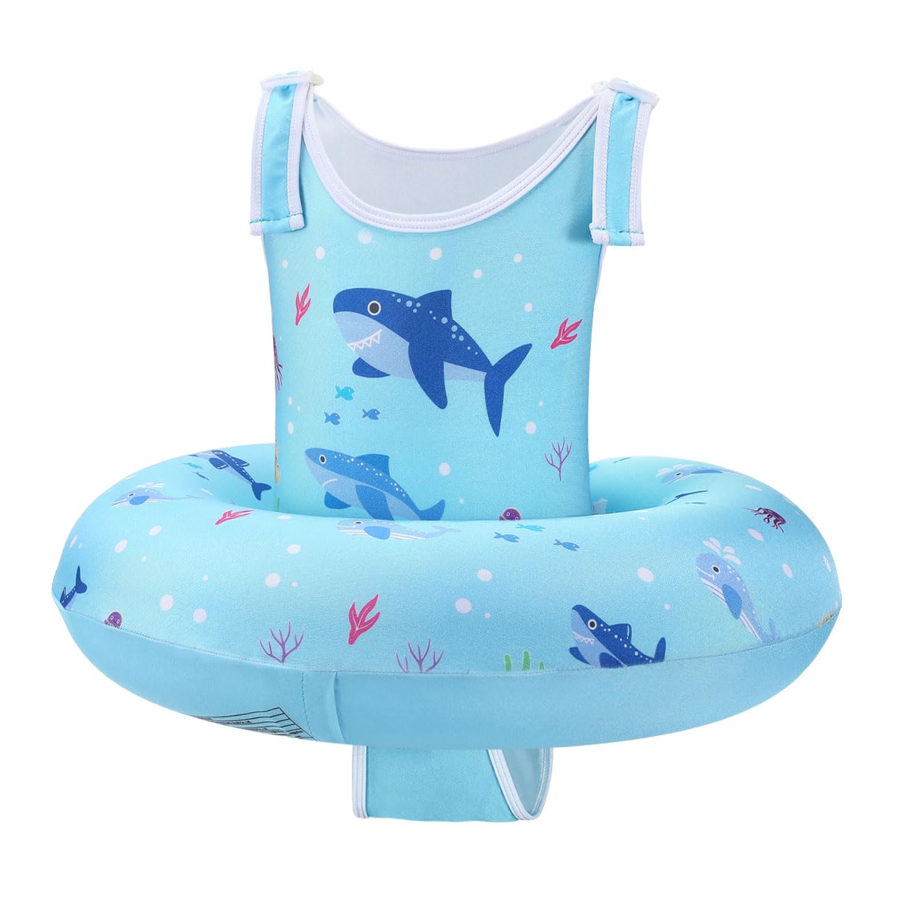 HeySplash Toddler Swim Vest for Age 3-6, Swim Trainer Vests with Adjustable Strap fit for Boys Girls 30-60lbs, Floating Tubes, Children Swimsuit