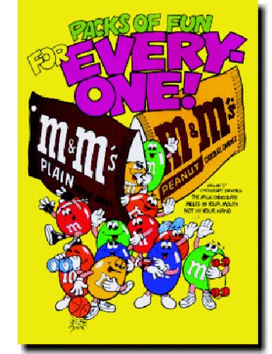 Amazon.co.jp: ☆M＆M'sのポスター エムアンドエムズ m＆m's