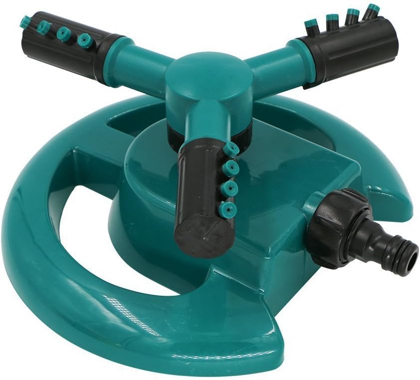 Water Sprinkler for Kids, HANZIUP 360 Rotating Adjustable Three-Arm Lawn Garden Sprinkler for Watering Lawn Irrigation System & Summer Outdoor Fun Toy