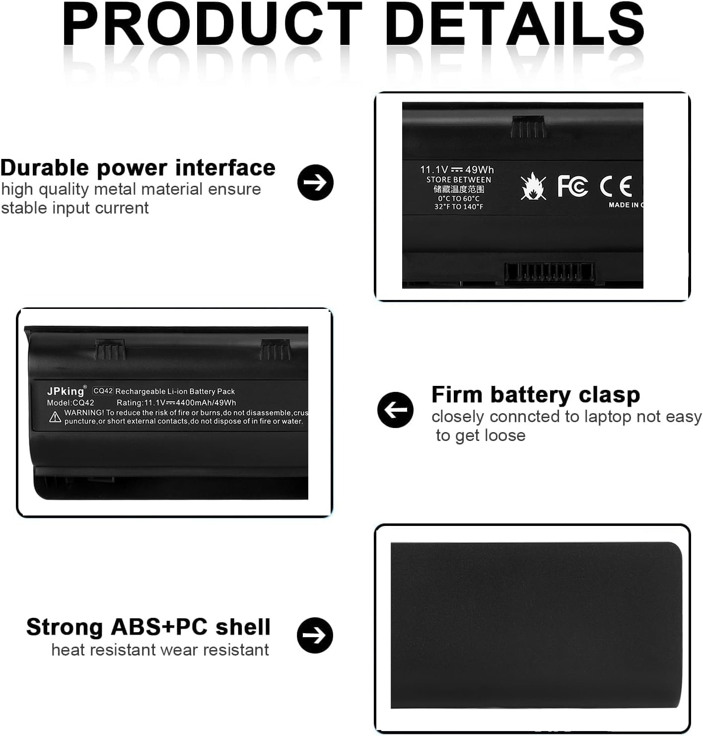 Batteria HP 593553-001 MU06 HSTNN-UB0W 5200mAh ENVY 17-2199EF - Foto 13