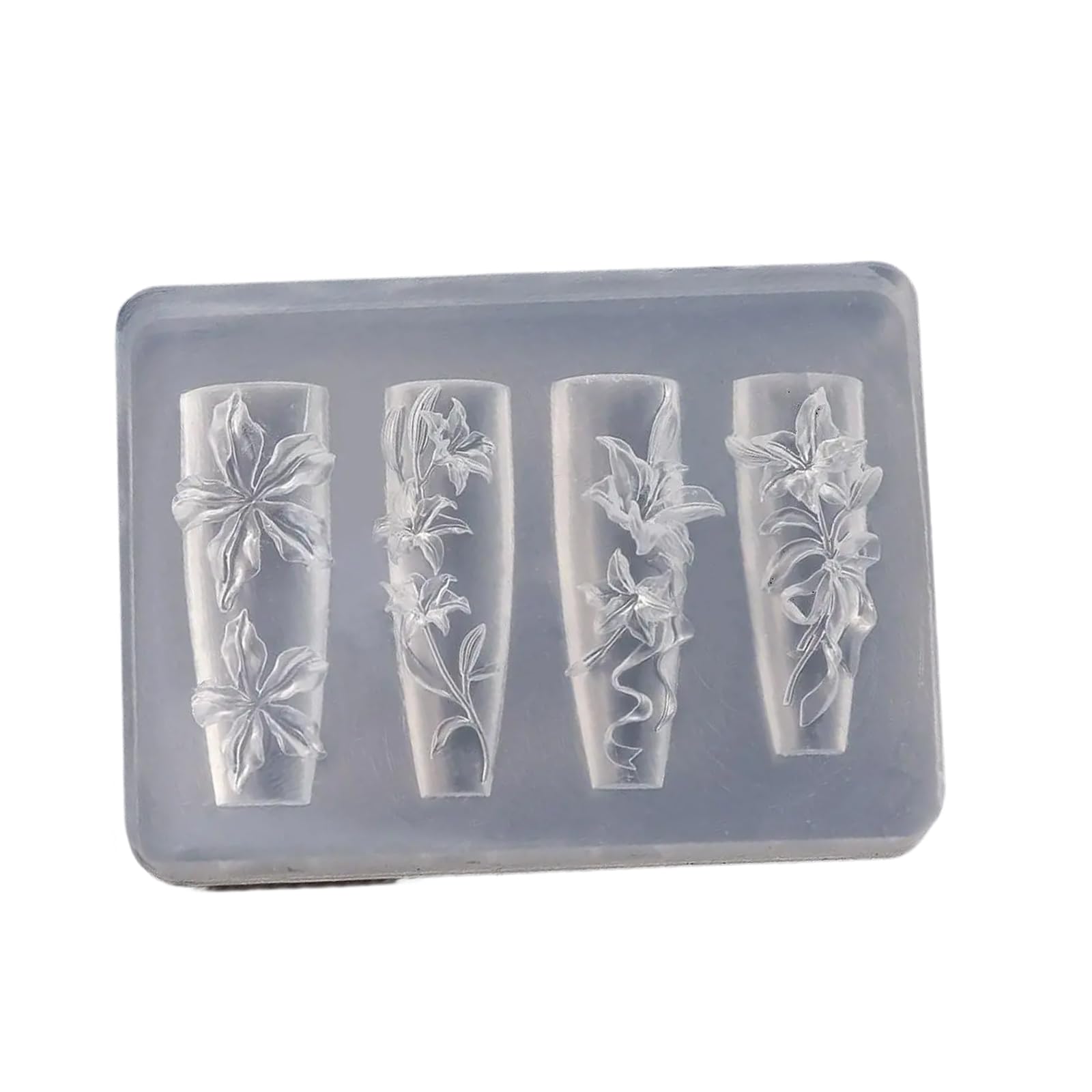 Maxtonser Fashionable Sturdy Silicone Mould Set for Bowknot Designs Portable Accessory for Nails Art Earrings and Necklace Craft