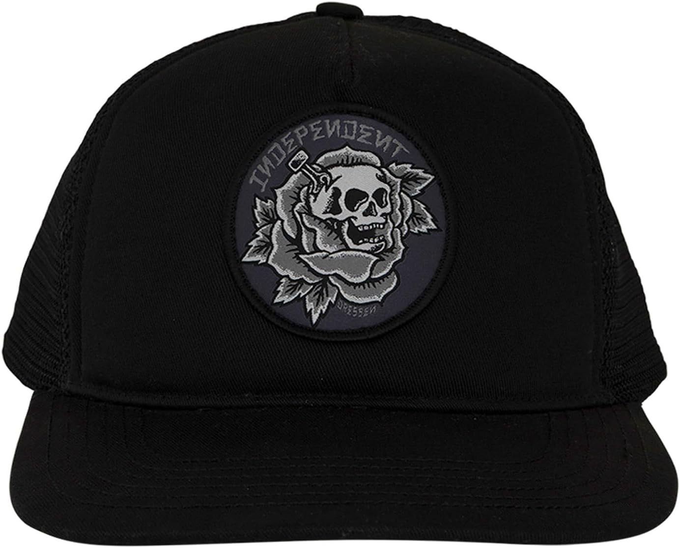 INDEPENDENT Truck Company Unisex Structured Snapback Dressen Skull Rose Skate Hat