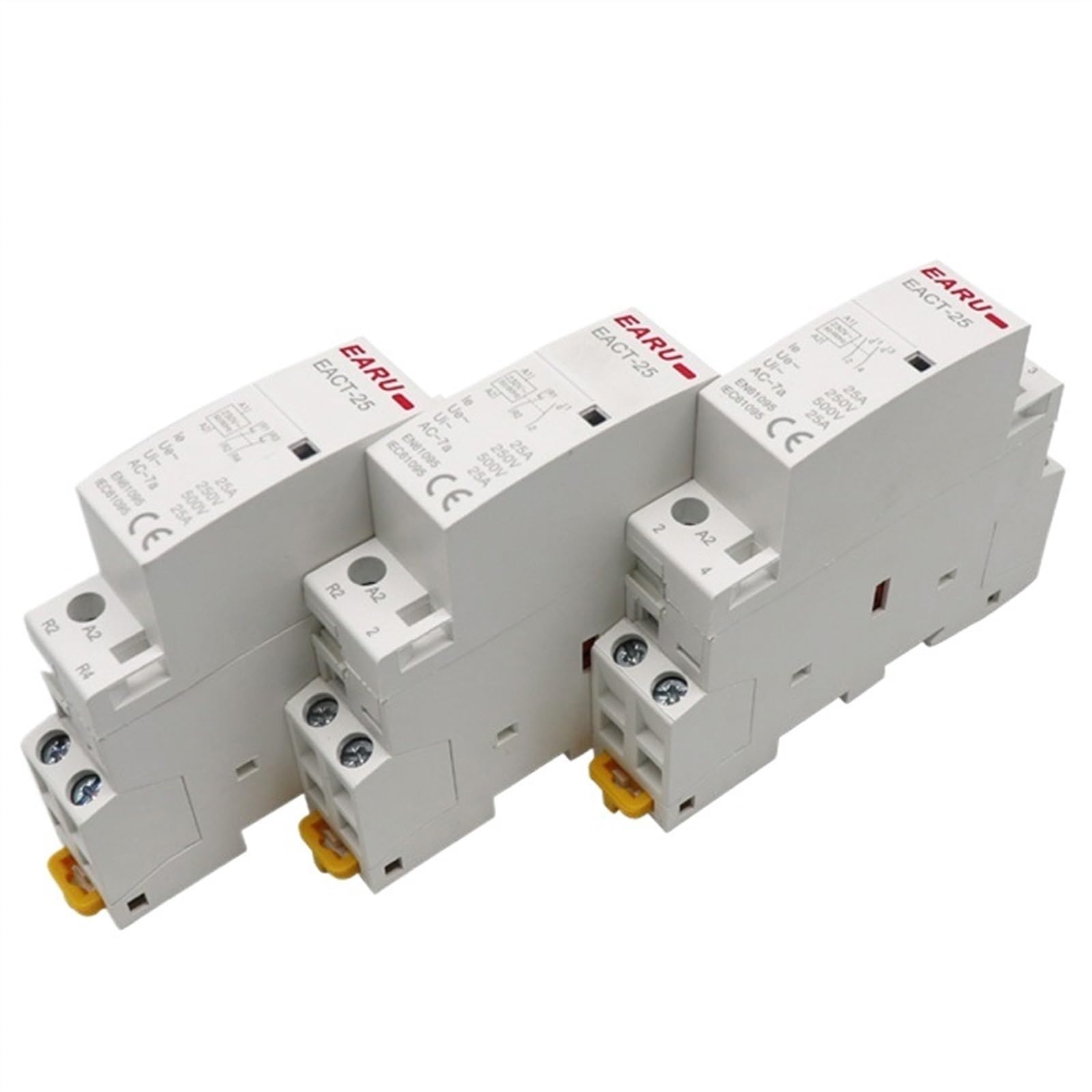 KNIUWMBMH 2P 16/20/25A 1NO1NC 2NO 2NC AC 220V 230V 50/60Hz Din Rail Mounted Household Modular AC Contactor(2p 25a 2nc)