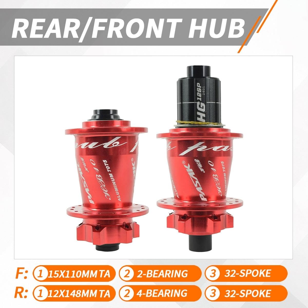 26" 27.5" 29" Set Di Ruote For Mountain Bike Perno Passante Boost 110/148mm