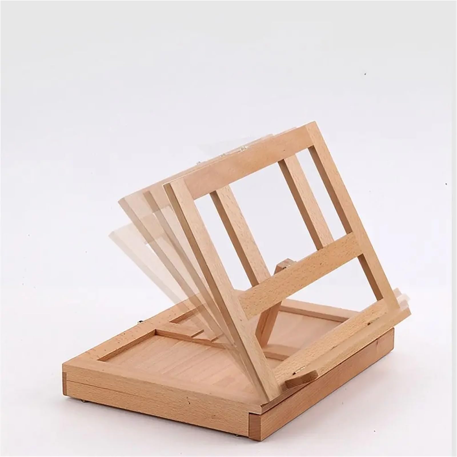 tragbare Malbox Holz Tragbare Tisch Staffelei Einstellbare Multifunktions Kunst Malerei Box Professionelle Klapp for Künstler
