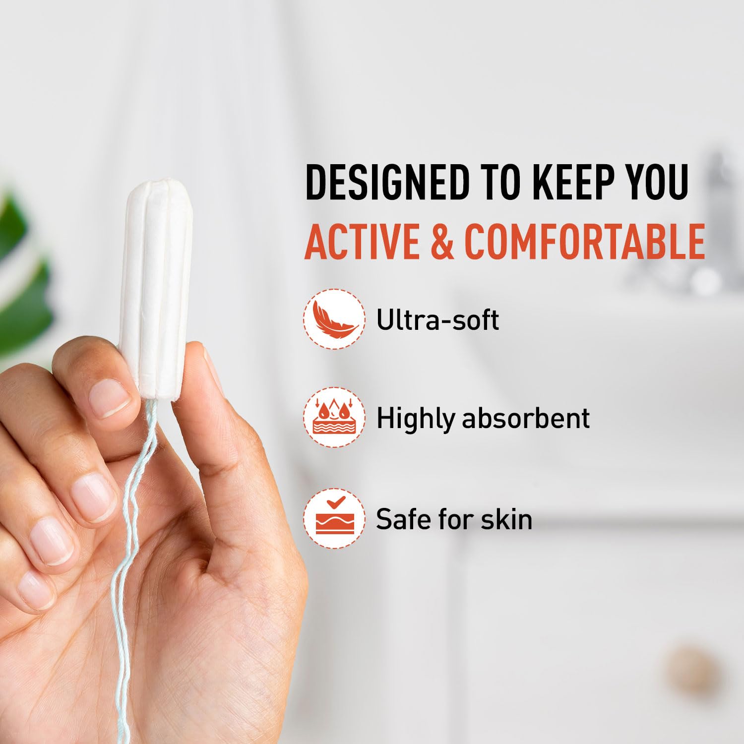 Sirona FDA Approved Natural Biodegradable Tampons - 20 Pieces | Super Plus Heavy Flow | Made in Europe | Safe to use | Highly Absorbent | Ultra Soft & Comfortable - Image 4 thumbnail