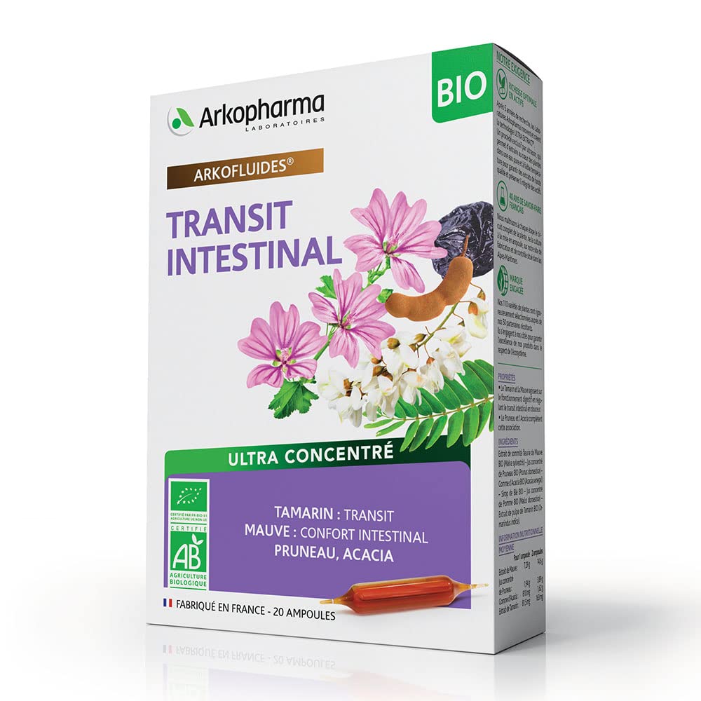 Arkopharma Arkofluides Organic Intestinal Transit 20 Phials