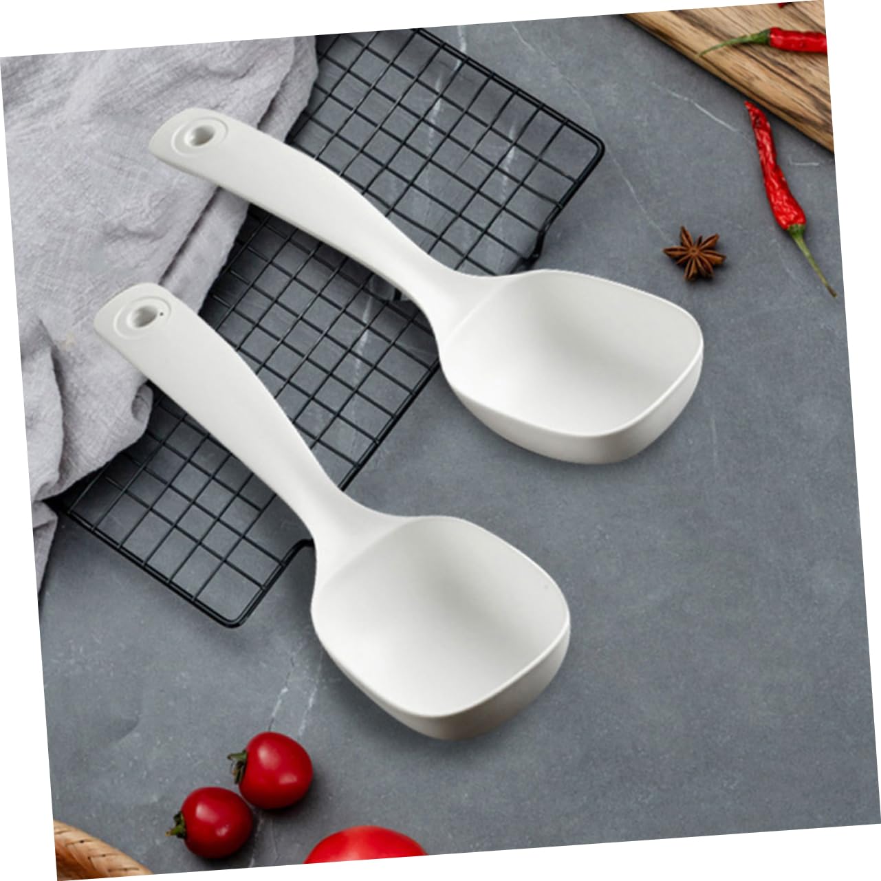 Amosfun 15 Piezas Cuchara Cucharón Largo Para Cocinar Cucharón De Gachas De Cantina Cucharón De Sopa De Cantina Cucharón De Sopa De Cocina Cucharón Para Servir Gachas Páginas