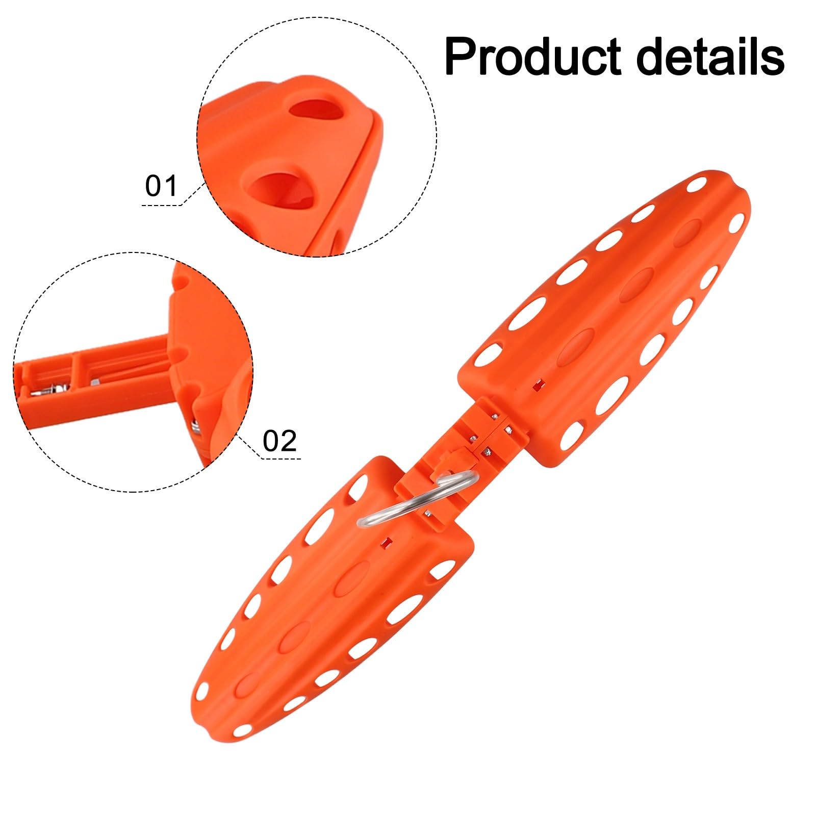 Percha plegable para trajes de neopreno, para surf, buceo, estante de plástico ventilado de secado rápido con brazos anchos, almacenamiento portátil para trajes húmedos para todos los trajes