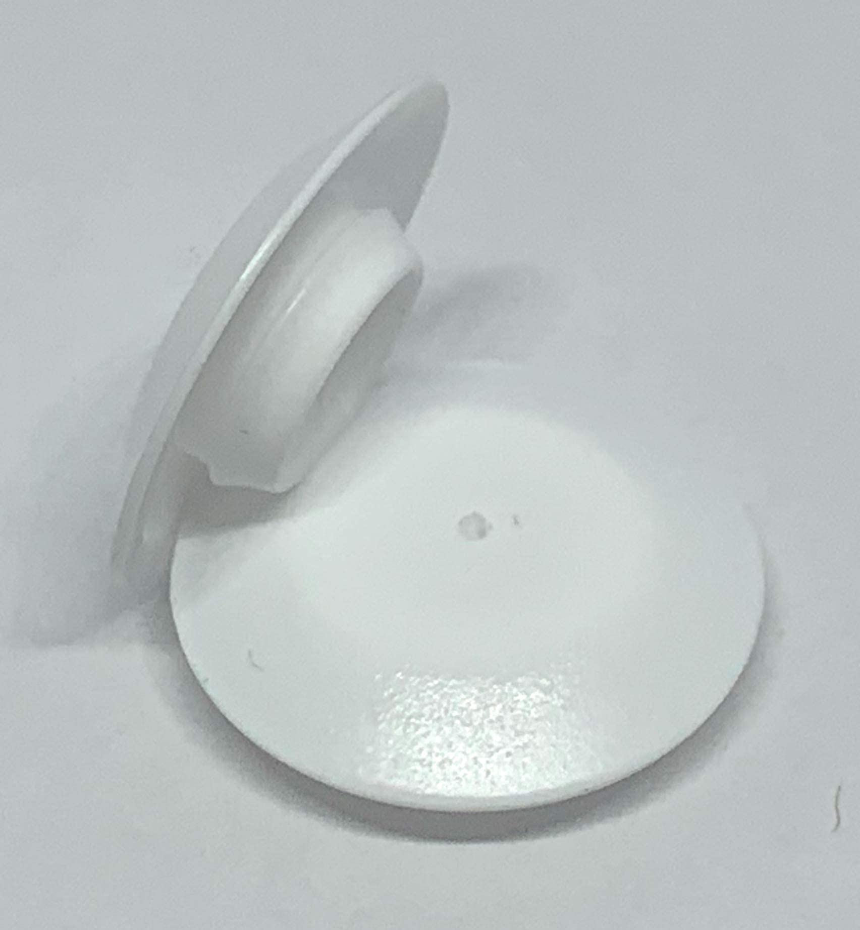 Top Secret PDR12'' Flush Type Plastic Head Plugs Designed for use in Sheet Metal up to 0.3-.08'' or 0.076-2.03mm Hole Diameter for snap in .49-.51'' (12'', White, 25)