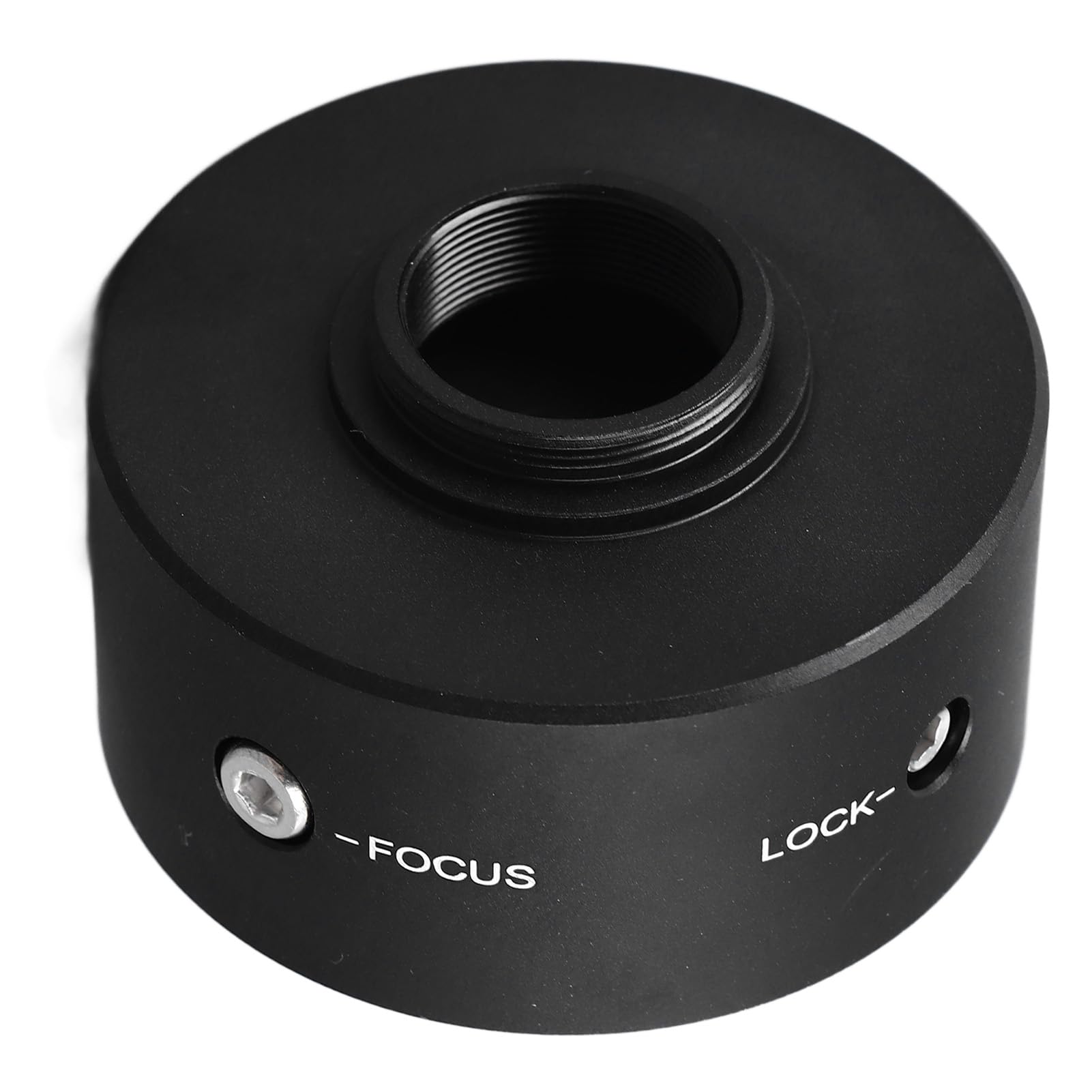 Wakects Adapter do Mocowania Mikroskopu C Metalowy Adapter do Kamery Mikroskopowej 0,5X Serii AX CX BX MX CX2 BX2 SZX Pasuje Czujników 1 1,8 2 2,5 Cala Obrazowania Laboratoryjnego