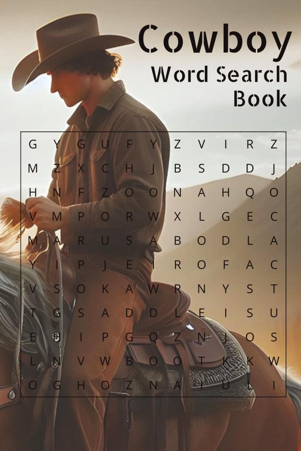 Cowboy Word Search Book: Word Searches with Easy to Read Print about Cowboys, the West, Westerns, and More | 6x9 inches, 110 pages | 50+ Puzzles... ... Holidays, Free Times, and Gunslingers