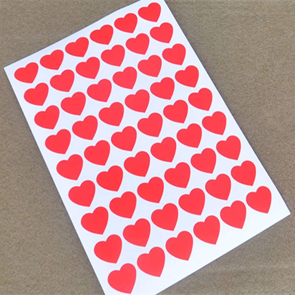 Coeur rouge/étiquette adhésive Fragile Avertissement Joint autocollants Équipement auto-adhésif for appareil électronique Livraison Bonne