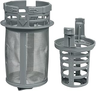 Filtr odpływowy z drobnym sitkiem dwuczęściowy szary zmywarka ORYGINALNY Beko 1740800500