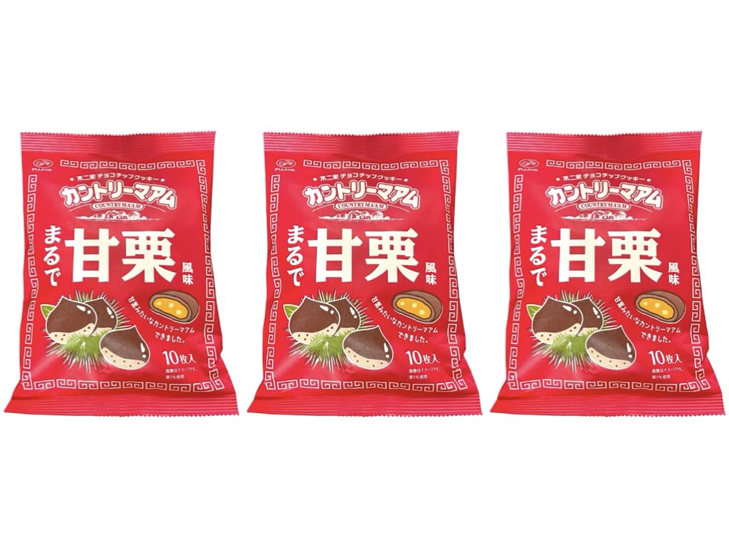 Amazon.co.jp: 不二家 カントリーマアム まるで甘栗風味 チョコチップ 