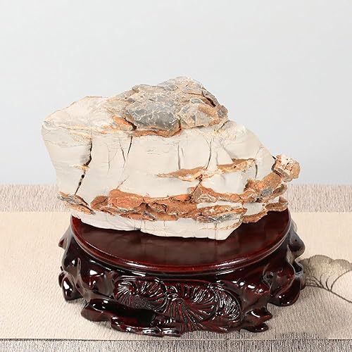 Miniatura 7 de GOLDY&WENDY Muebles orientales de madera de palisandro soporte de exhibición ovalado tallado a mano estatua de Buda adorno pedestal