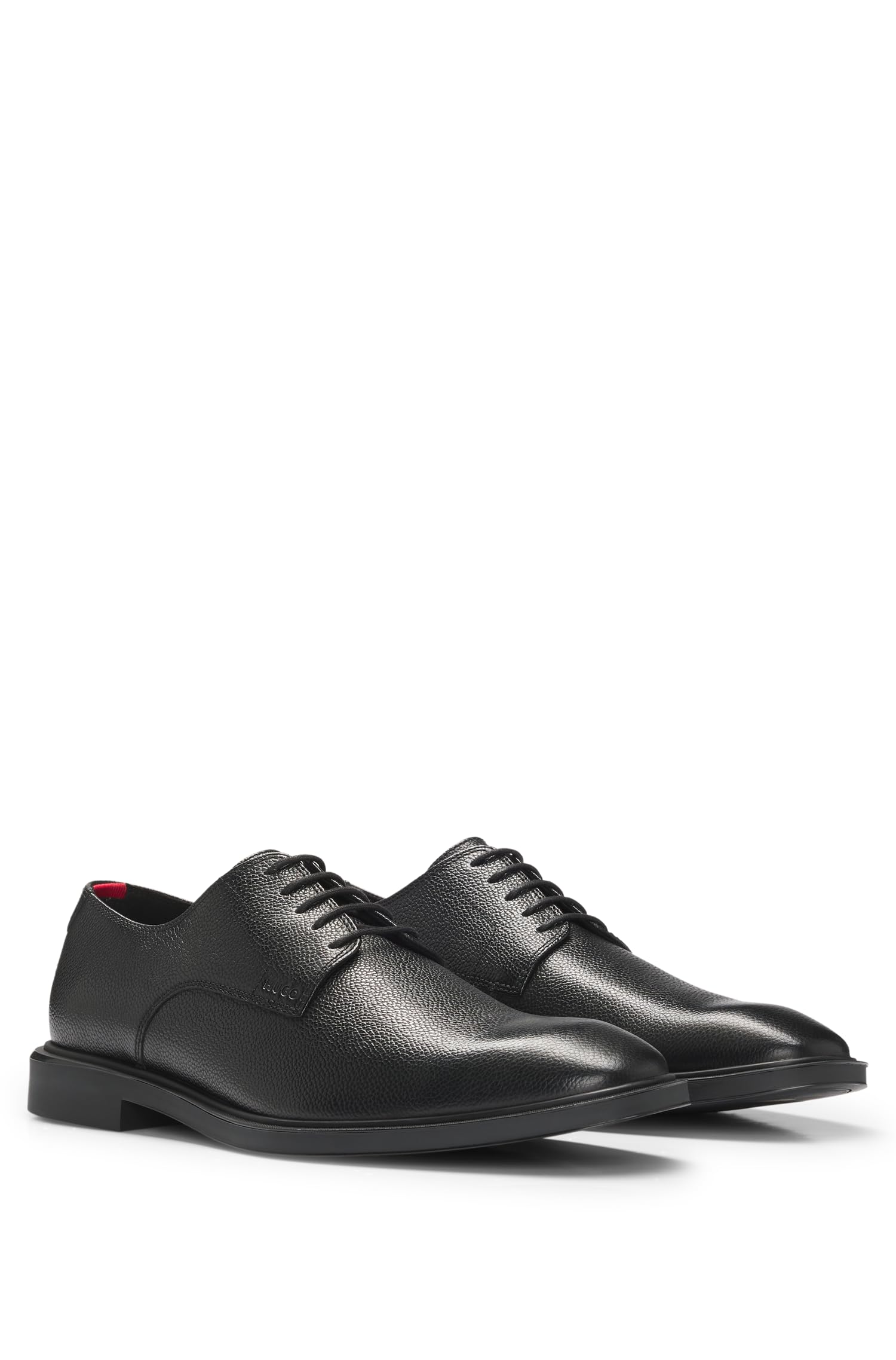 Hugo Men's Gryff_derb_grlt Derby, Black 1, 8.5 UK