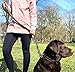 Leisegrün Hundeleine elastisch mit Ruckdämpfer 130–200 cm – Anti Zug Bungee Leine aus Nylon mit Kurzführer, für mittelgroße und große Hunde, Olivgrün