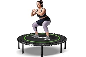 Best 450LBS/550LBS Foldable Mini Trampoline