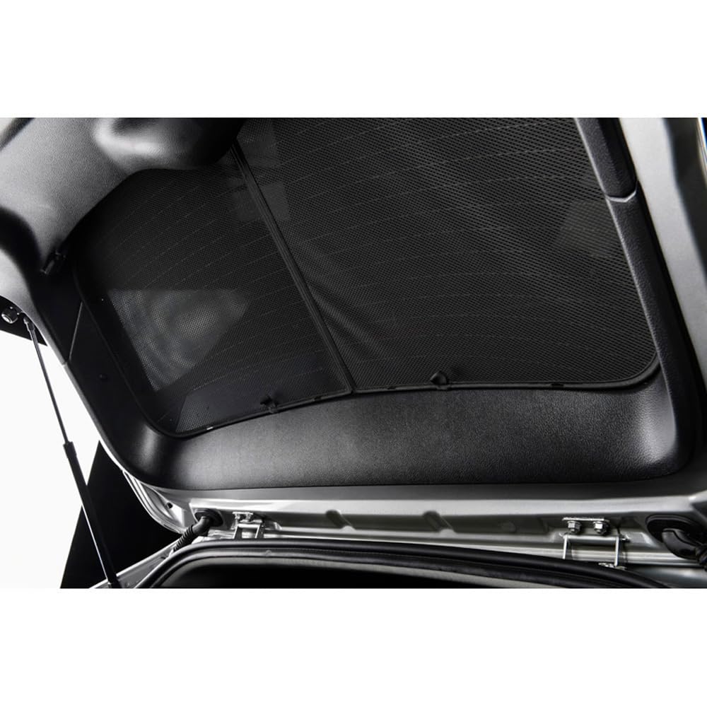 CAR SHADES Juego Compatible con Citroen Berlingo Multispace 2018- (sólo para el portón Trasero con luneta abrible) (6-Partes) cortinillas Parasol a Medida