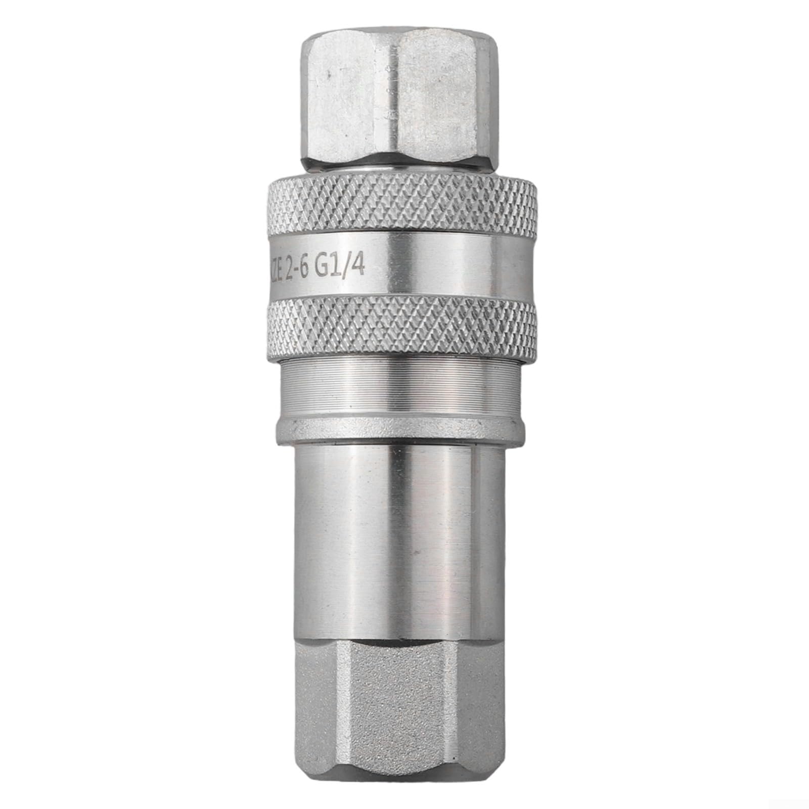 Hydraulic Quick Coupler Set – Carbon Steel G1/4 Female Pipe Fitting for Industrial Hydraulic Systems, Construction & Forestry Equipment, High-Temp Resistant,