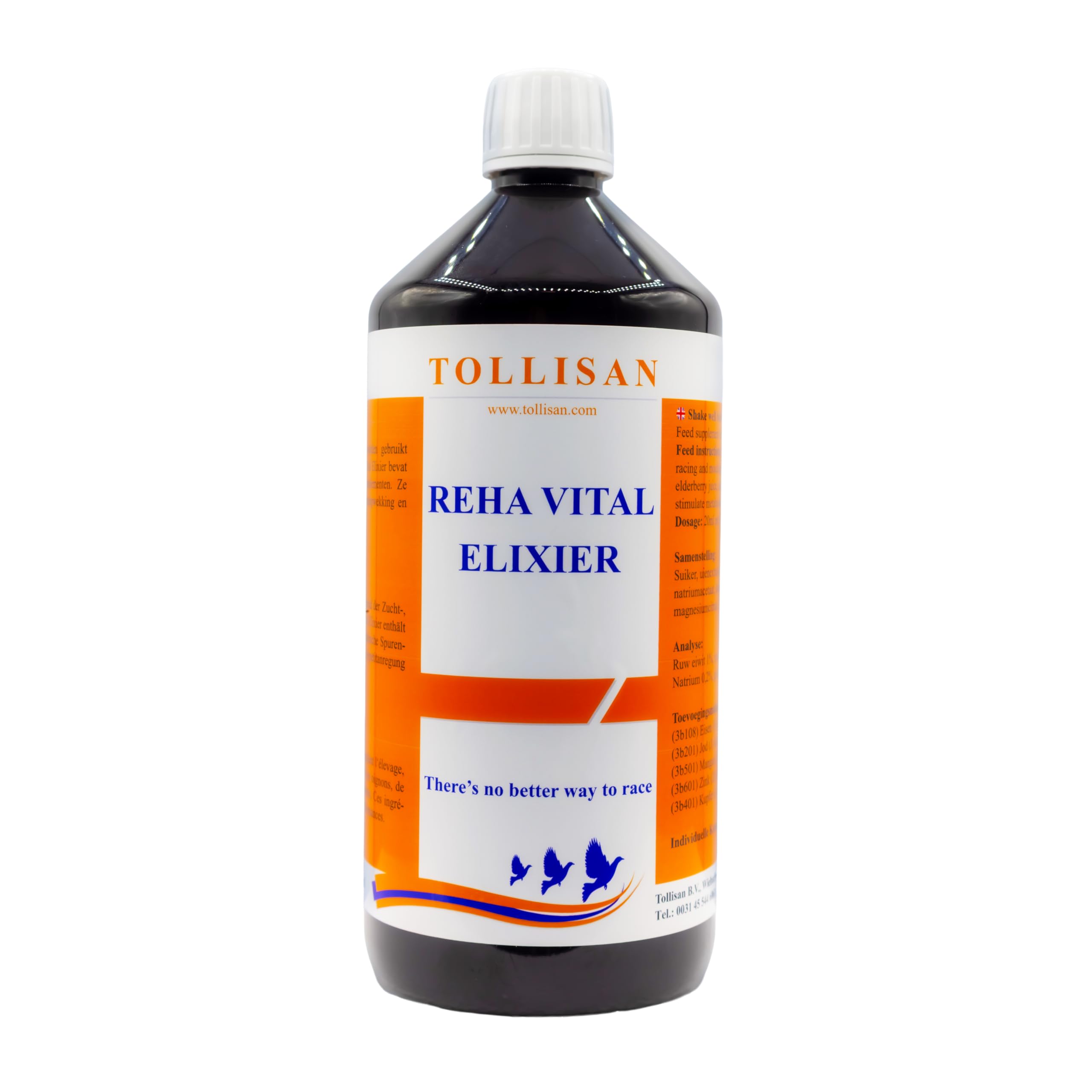 Tollisan Reha-Vital Elixier 1 L, (An ancient and secret recipe from a Belgian pigeon breeder)