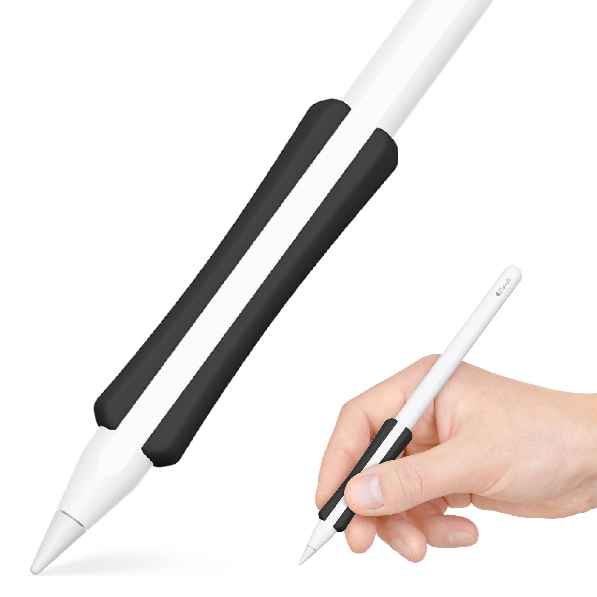 NimbleGrip 2 Premium Silicone Ergonomic Dual Sided Grip Case Holder Comfort Sleeve, Works with Squeeze Double-Tap and Wireless Charging, Compatible