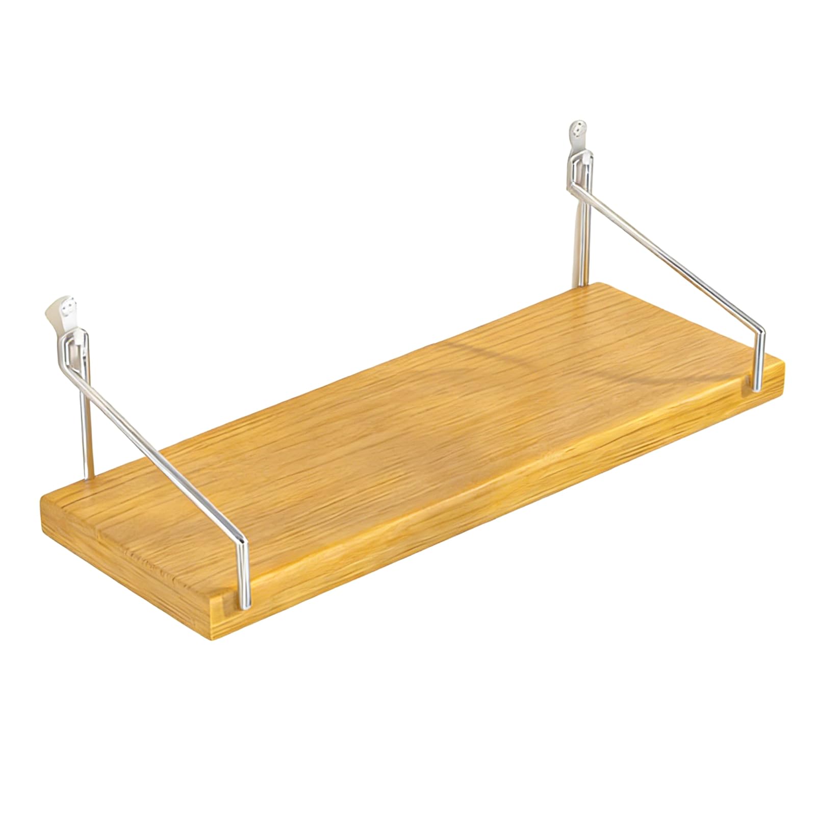 carotoe Wooden Wall Mounted Projector Stand Featuring Seamless Hook Design for Home Organization and Space Saving Bathroom Wooden Shelf