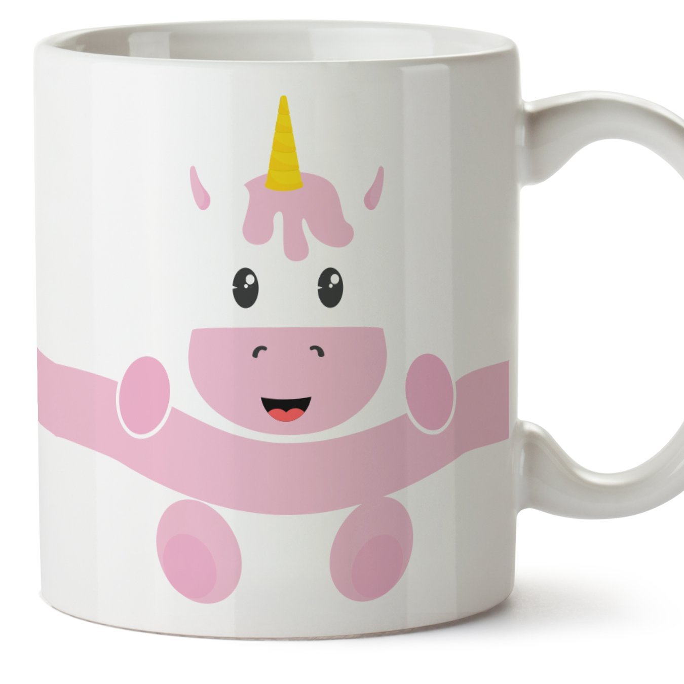 MUGFFINS Unicornio Tazas Originales de Desayuno - Animales Graciosos Ideas para Regalos - Cerámica 350 ml