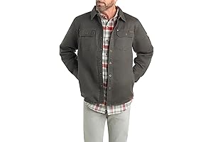 Jack Reacher-Inspired Water-Resistant Flannel-Lined Shacket