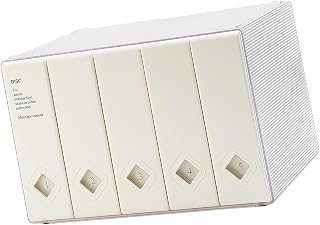 Media Case Featuring Ridged Design for Efficient, White