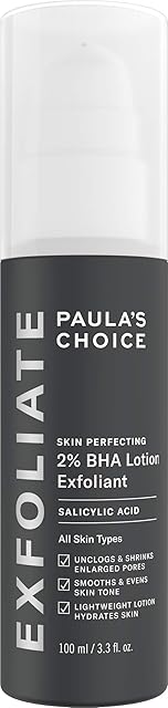 Paula's Choice SKIN PERFECTING 2% BHA Lotion Exfoliant - Fights Blackheads & Enlarged Pores - Exfoliating Peel with Salicylic Acid - All Skin Types - 100 ml