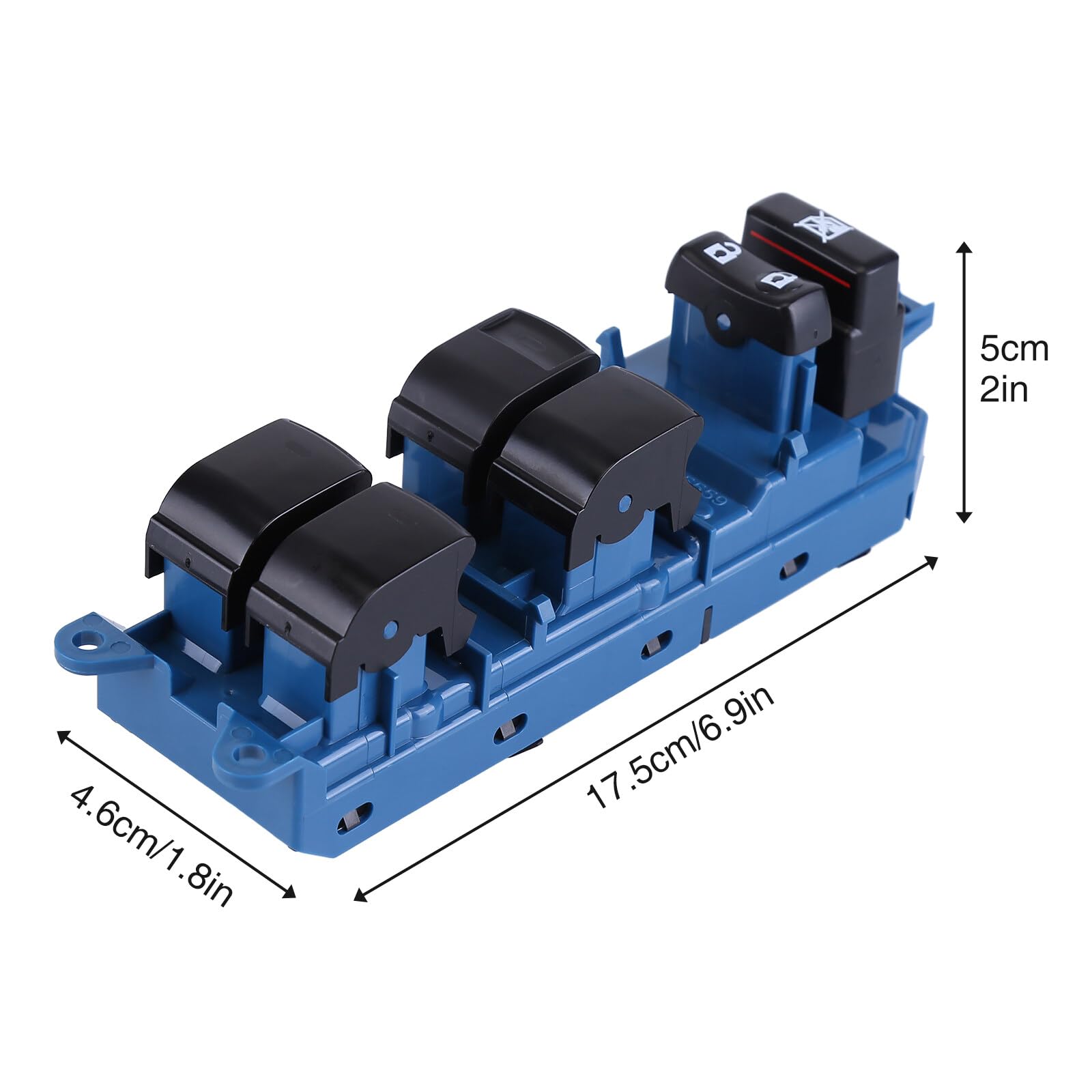 Unité Commutation Commutateur Fenêtre électrique Principale Avant GaucheCompatible avecVers*o R2 2009-2018 Remplacer 8404005020 8404005060 84040-05020 Bouton Commande Commutateur Fenêtre électrique