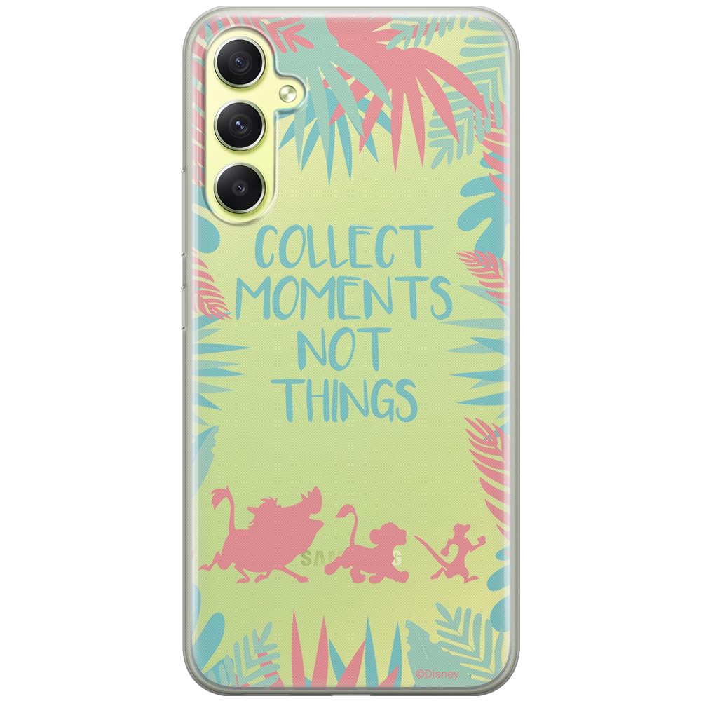 ERT GROUP mobile phone case for Samsung A34 5G original and officially Licensed Disney pattern The Lion King 002 optimally adapted to the shape of the mobile phone, case made of TPU
